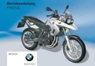 Betriebsanleitung F 650 GS - F800-Forum.de - F 800 GS