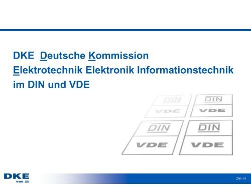 DKE Deutsche Kommission Elektrotechnik Elektronik ...