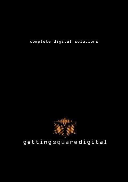 complete digital solutions - Getting Square