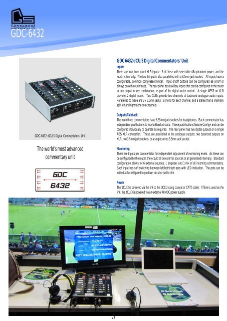 The Complete Commentary Guide - Glensound Electronics Ltd