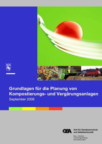 Grundlagen für die Planung von Kompostierungs - Bau-, Verkehrs ...