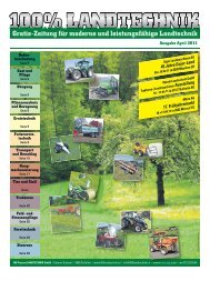 April 2011 - 100% LANDTECHNIK