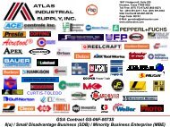 Government Product Line - Atlas Industrial Supply