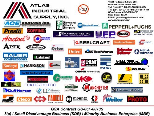 Government Product Line - Atlas Industrial Supply