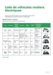 une liste des véhicules et engins aéroportuaires électriques