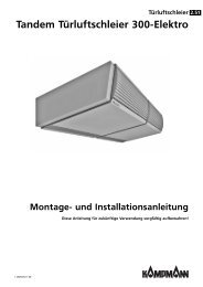 2.51 Tandem Türluftschleier 300-Elektro - Kampmann GmbH