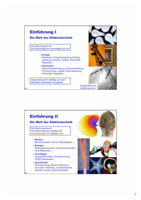 GET 1 - Allgemeine und theoretische Elektrotechnik - Universität ...