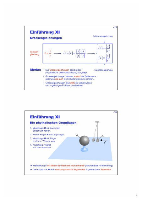 GET 1 - Allgemeine und theoretische Elektrotechnik - Universität ...
