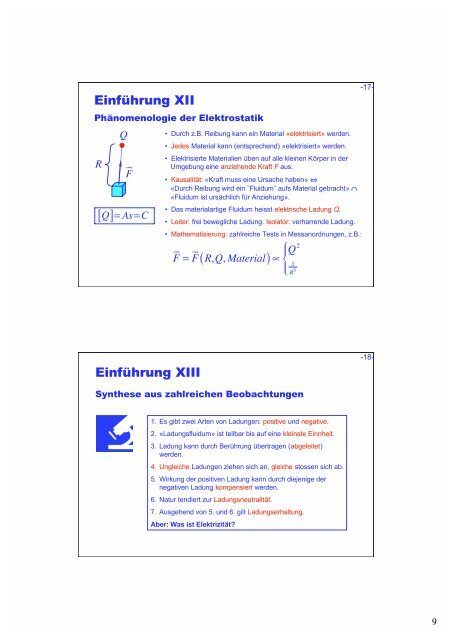 GET 1 - Allgemeine und theoretische Elektrotechnik - Universität ...