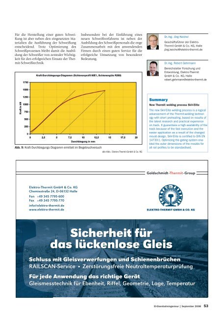 Neues Thermit-Schweißverfahren SkV-Elite - Elektro Thermit GmbH ...