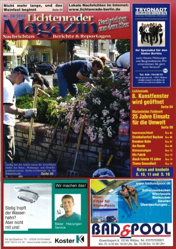 Lichtenrader Magazin Nr.08 - Haus-, Wohnungs- und ...