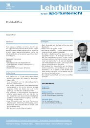 Korbball-Plus - Hofmann Verlag