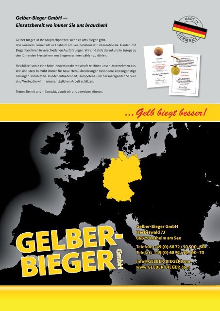 Gesamtkatalog - Gelber-Bieger GmbH