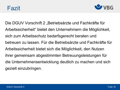 DGUV Vorschrift 2