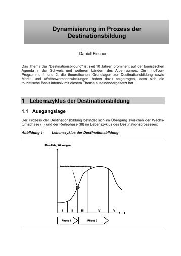 Dynamisierung im Prozess der Destinationsbildung - Daniel Fischer ...