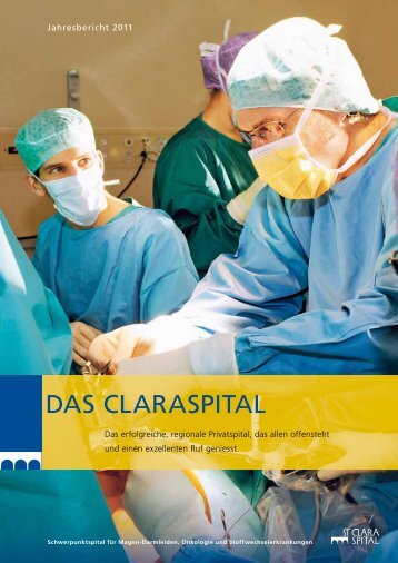 Jahresbericht 2011 - Claraspital