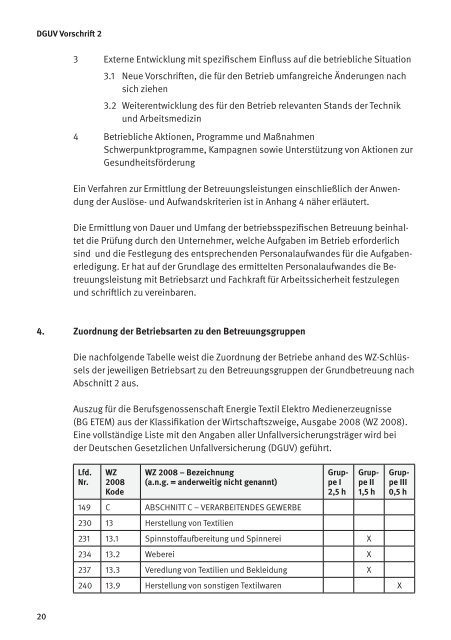 DGUV Vorschrift 2 - Die BG ETEM