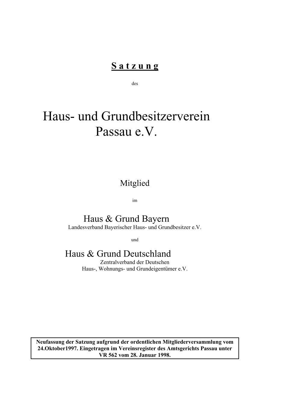1 Free Magazines From Haus Grund Passau De