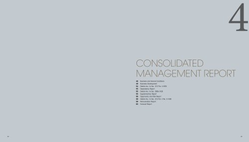 consolidated management report - Kaufhaus der Sinne - Ludwig Beck