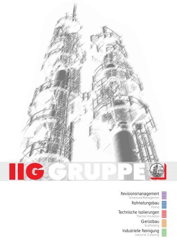 Revisionsmanagement Rohrleitungsbau Technische ... - IIG Gruppe