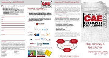 automotiev CAE Grand Challenge 2012 - Carhs