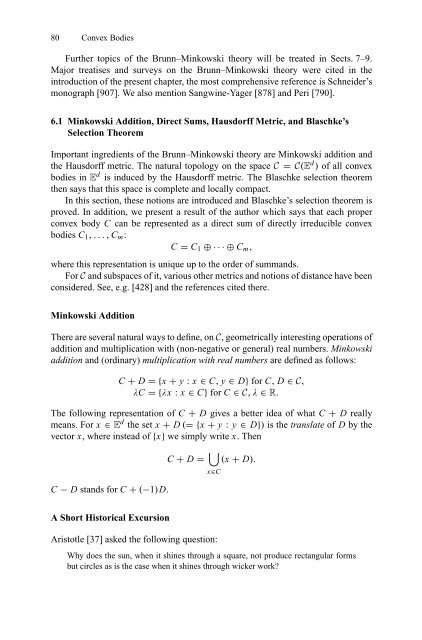 Gruber P. Convex and Discrete Geometry