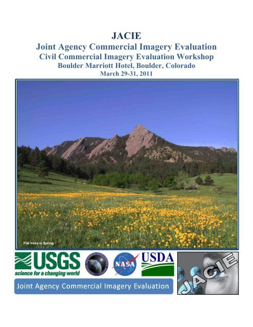 Joint Agency Commercial Imagery Evaluation - Remote Sensing ...