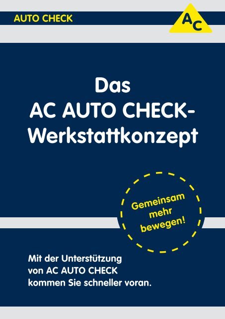 Das AC AUTO CHECK- Werkstattkonzept - atr.de