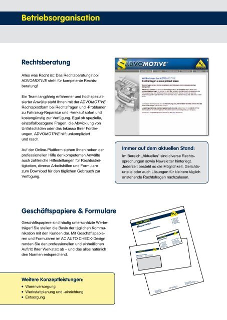 Das AC AUTO CHECK- Werkstattkonzept - atr.de