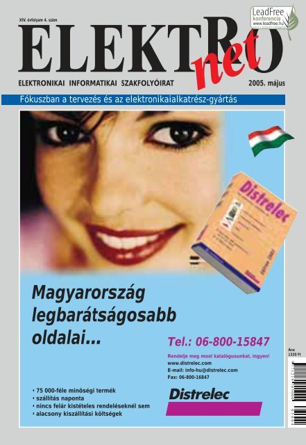 Magyarország legbarátságosabb oldalai… Tel.: 06-800 ... - Elektro Net