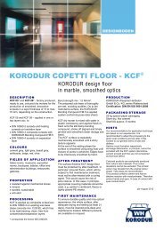 KORODUR COPETTI FLOOR - KCF