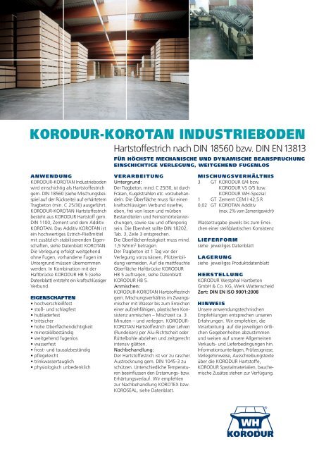 Korotan Industrieboden.ps, page 1 @ Preflight ... - Korodur