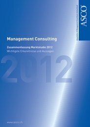 Management Consulting - ASCO
