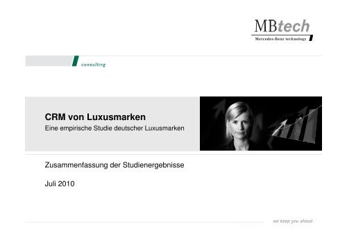 CRM von Luxusmarken - MBtech Group