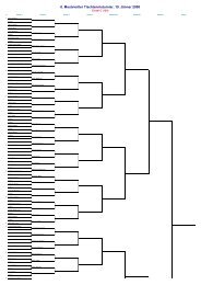 6. Mostviertler Tischtennisturnier, 19. Jänner 2008 - ASK St. Valentin