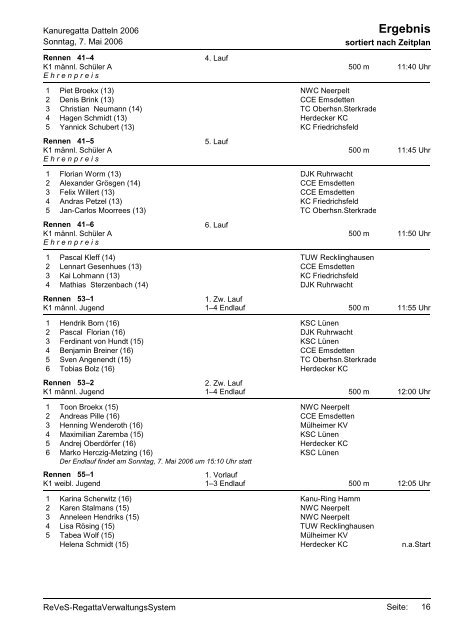 Ergebnisse Regatta 2006 (pdf)