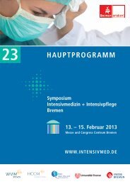 Hauptprogramm 2013 - Symposium Intensivmedizin + Intensivpflege