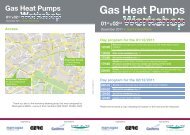 Programme Gas Heat Pumps Workshop - 1/2 December - Marcogaz