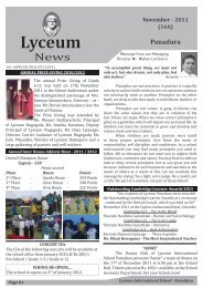 Newsletter - Lyceum International School