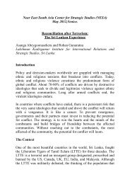 Reconciliation after Terrorism - Lakshman Kadirgamar Institute of ...