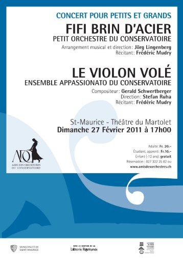 Programme 27.02.2011 - Amis des Orchestres du Conservatoire
