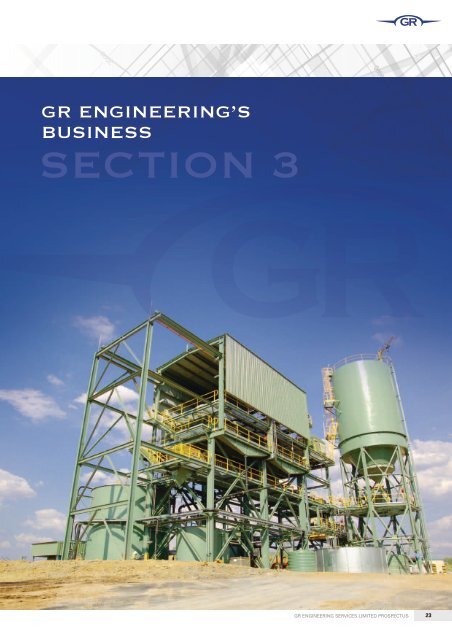 PROSPECTUS - GR Engineering