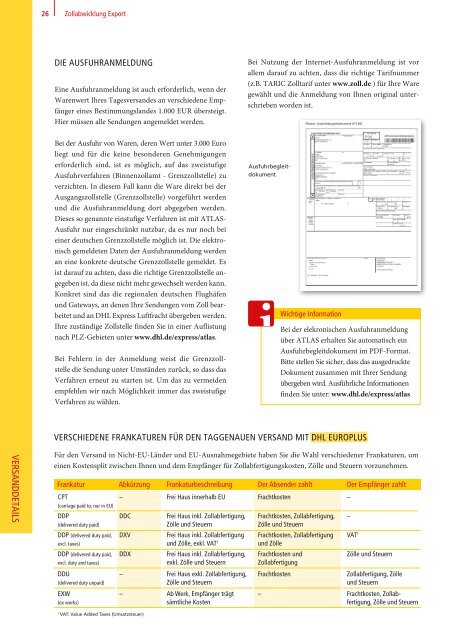 DIE DHL ExprESS WELt – LEIStUngEn Im übErbLIck