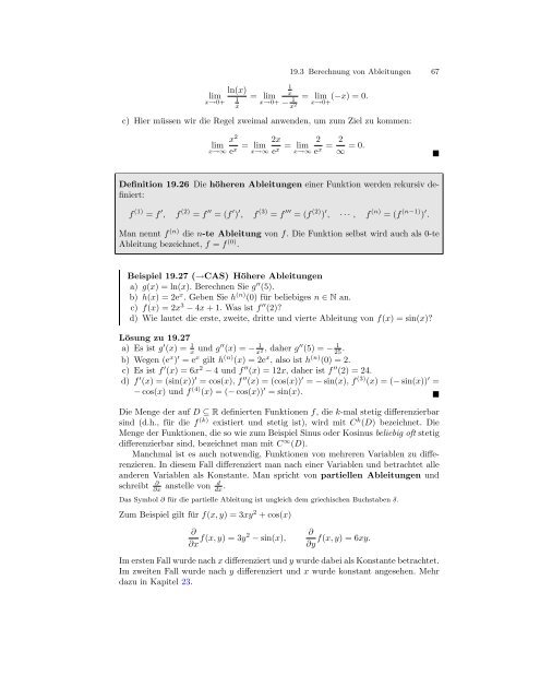 Mathematik für Informatiker 2 - an der Fakultät für Mathematik ...