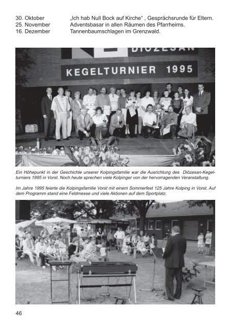 Festschrift zum Jubilaeumsjahr 2006 - Kolpingsfamilie Vorst