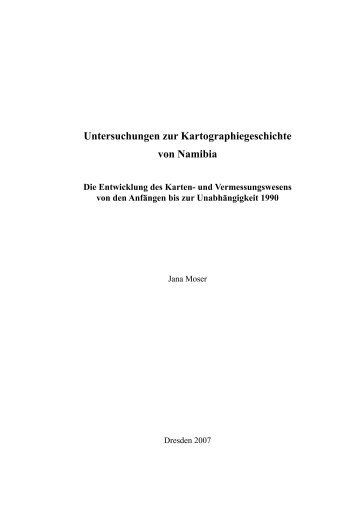 Textband (pdf) - Kartpgraphie, Kartographiegeschichte, Namibia ...