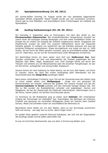 Chronik 2011 - Musikverein Rabnitztal-Eggersdorf
