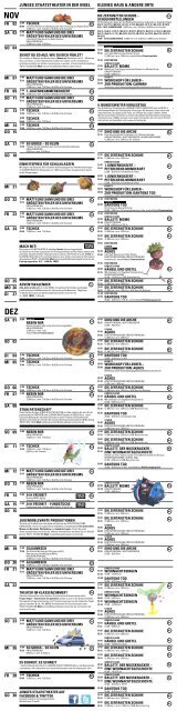 Spielplan JUNGES STAATSTHEATER November/Dezember 2012