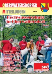 oberwaltersdorfer mitteilungen 2/2009 - SPOE Oberwaltersdorf