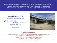 Educating the Next Generation of Engineering Innovators: Some ...